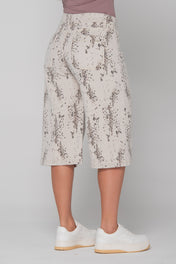 Bermuda Tiro Alto Oversize Animal Print Marca Trucco´s