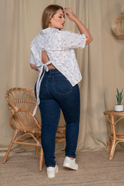 Jean Skinny Tiro Alto Marca Trucco´s Plus Size