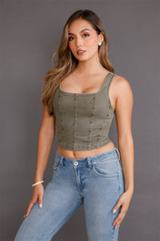 Blusa Manga Sisa en Algodón, Poliester y Elastano Marca Trucco's