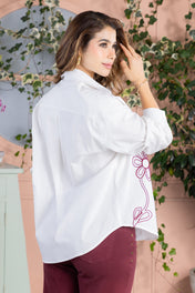 Camisa Manga Larga en Algodón y Elastano Marca Trucco's
