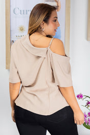 Blusa Asimétrica Marca Trucco´s Plus Size