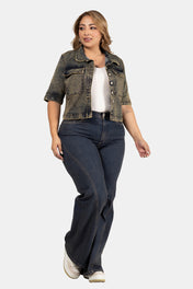 Chaqueta Manga Corta Marca Trucco's Plus Size