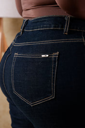 Jean Wide Leg Plus Size en Algodón, Poliester, Elastano y Rayon Marca Trucco's
