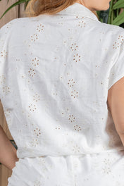 Set Short 2 Piezas Detalles Minimalistas Marca Trucco´s Plus Size