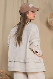 Chaqueta Denim Convertible  Marca Trucco´s