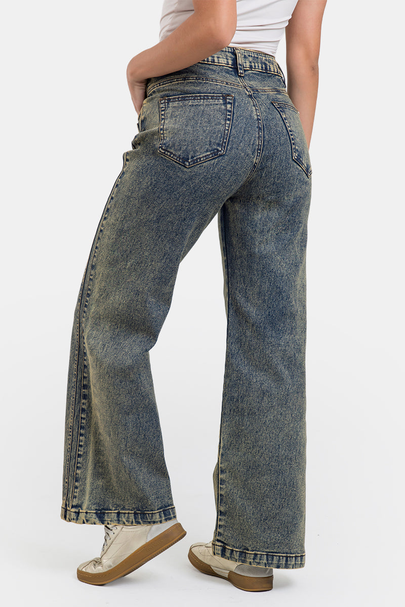 Jean Wide Leg Marca Trucco's