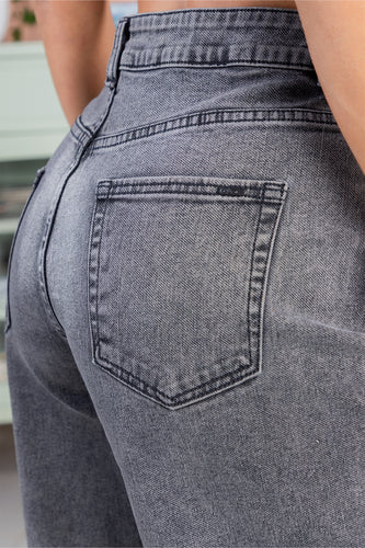 Jean Barrel en Algodón, Poliéster y Elastano Marca Trucco's - 4