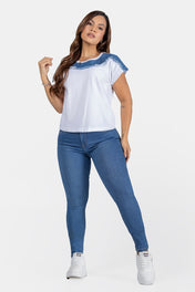 Blusa Manga Corta Marca Trucco's