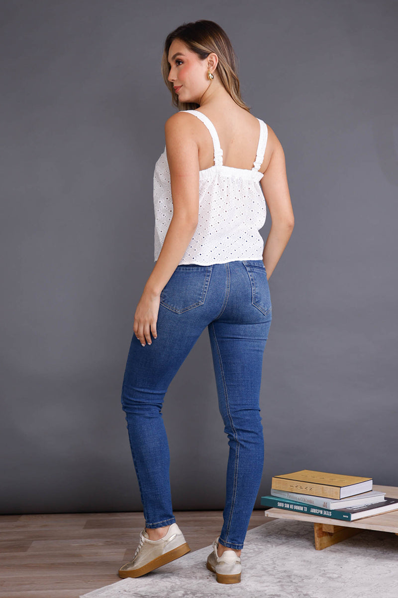 Blusa Manga Sisa en Algodon Marca Trucco's