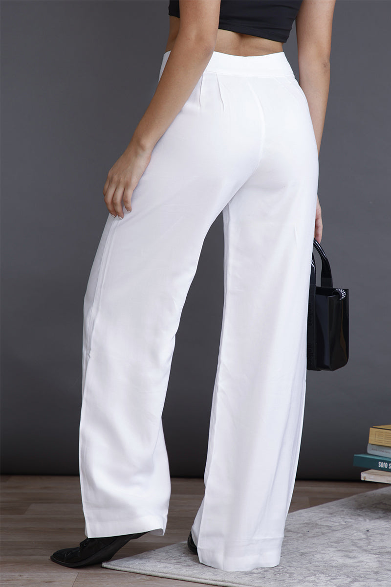 Pantalón Bota Recta en Rayon y Poliester Marca Trucco's