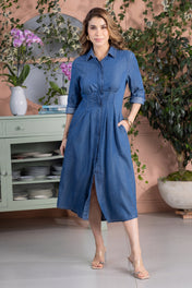 Vestido Largo en Liocel Marca Trucco's