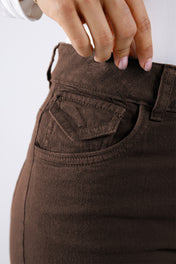 Jean Wide Leg en Algodón y Elastano Marca Trucco's