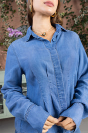 Blusa Manga Larga en Liocel Marca Trucco's