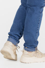 Jogger Clásico Casual Azul Medio Marca Trucco´s Plus Size