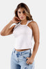 Blusa Manga Sisa en Poliester y Elastano Marca Trucco's