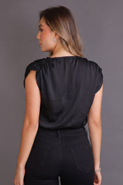 Blusa Manga Sisa en Rayon y Poliester Marca Trucco's