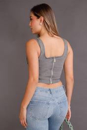 Blusa Manga Sisa en Algodón, Poliester y Elastano Marca Trucco's