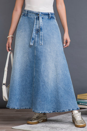 Falda Larga en Algodón Marca Trucco's - 7