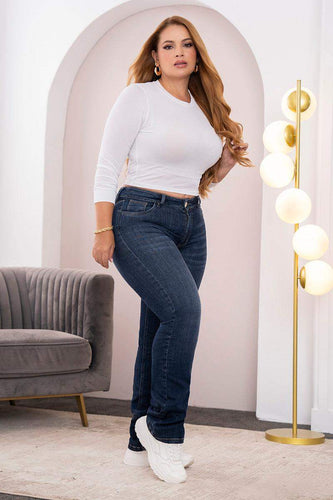 Jean Bota Recta Tiro Alto Talla única Exclusivo Marca Trucco´s - 15