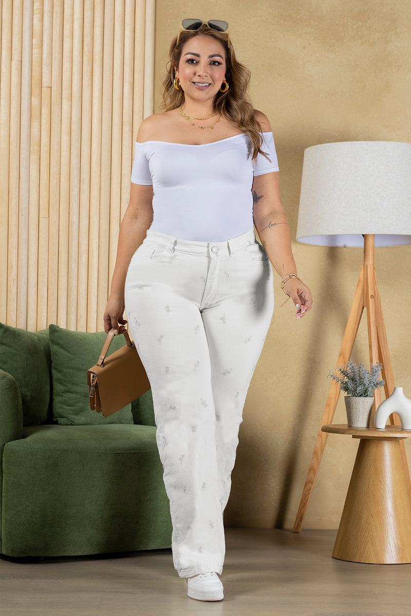 Jean Bota Recta Marca Trucco's Plus Size