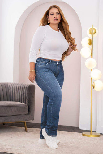 Jean Bota Recta Tiro Alto Talla única Exclusivo Marca Trucco´s - 14