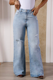 Jean Wide Leg en Algodón Marca Trucco's
