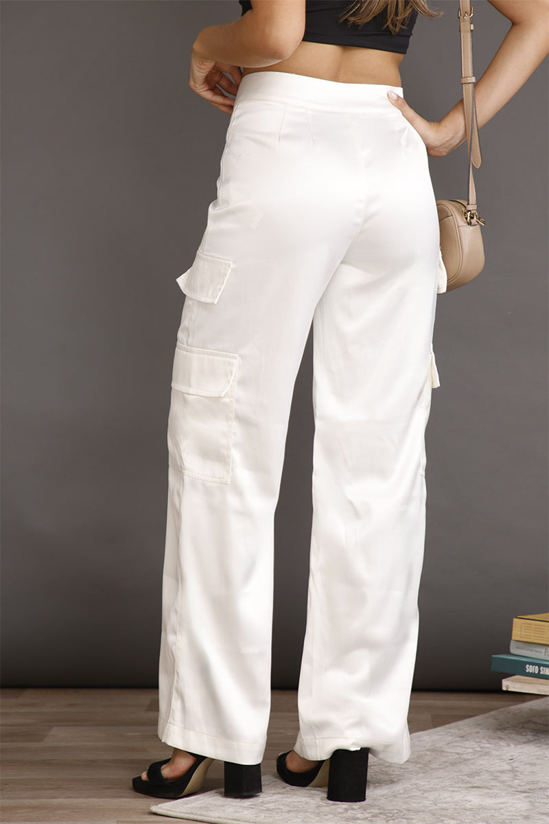 Pantalón Cargo en Poliester y Elastano Marca Trucco's