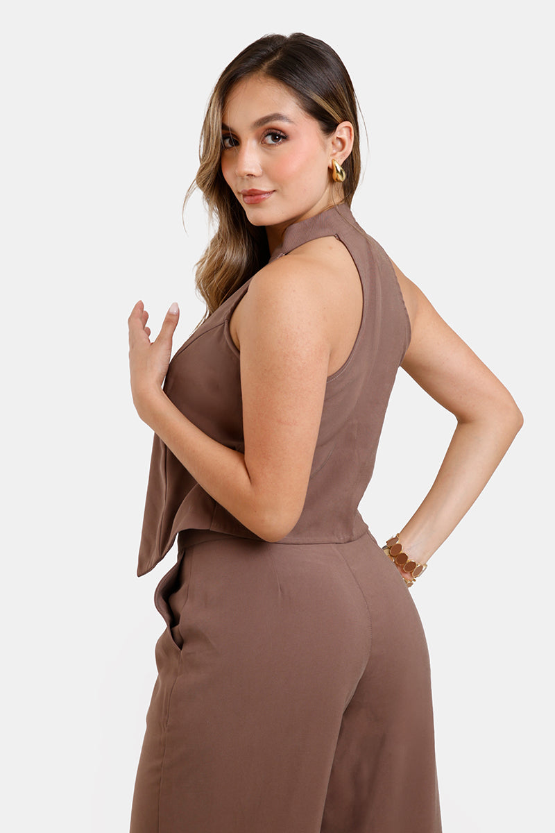 Set Pantalon 2 Piezas en Rayon y Poliester Marca Trucco's