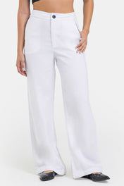 Pantalón Bota Recta en Rayon y Poliester Marca Trucco's