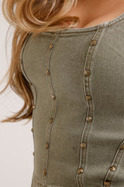 Blusa Manga Sisa en Algodón, Poliester y Elastano Marca Trucco's