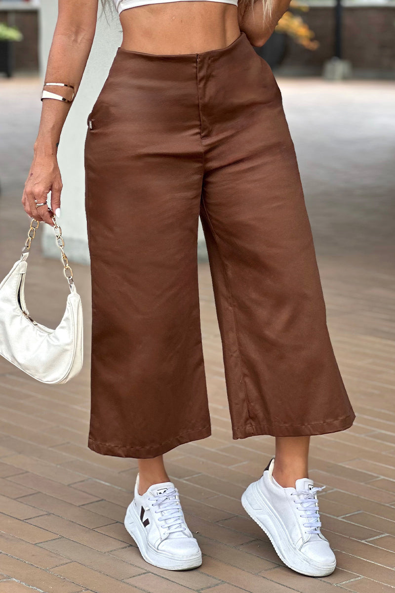 Pantalón Palazzo en Algodón y Elastano Marca Trucco's