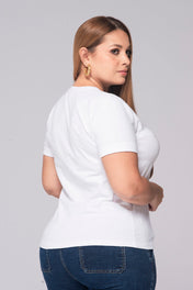 Camiseta Clásica Estampado Oeste Marca Trucco´s Plus Size