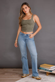 Blusa Manga Sisa en Algodón, Poliester y Elastano Marca Trucco's
