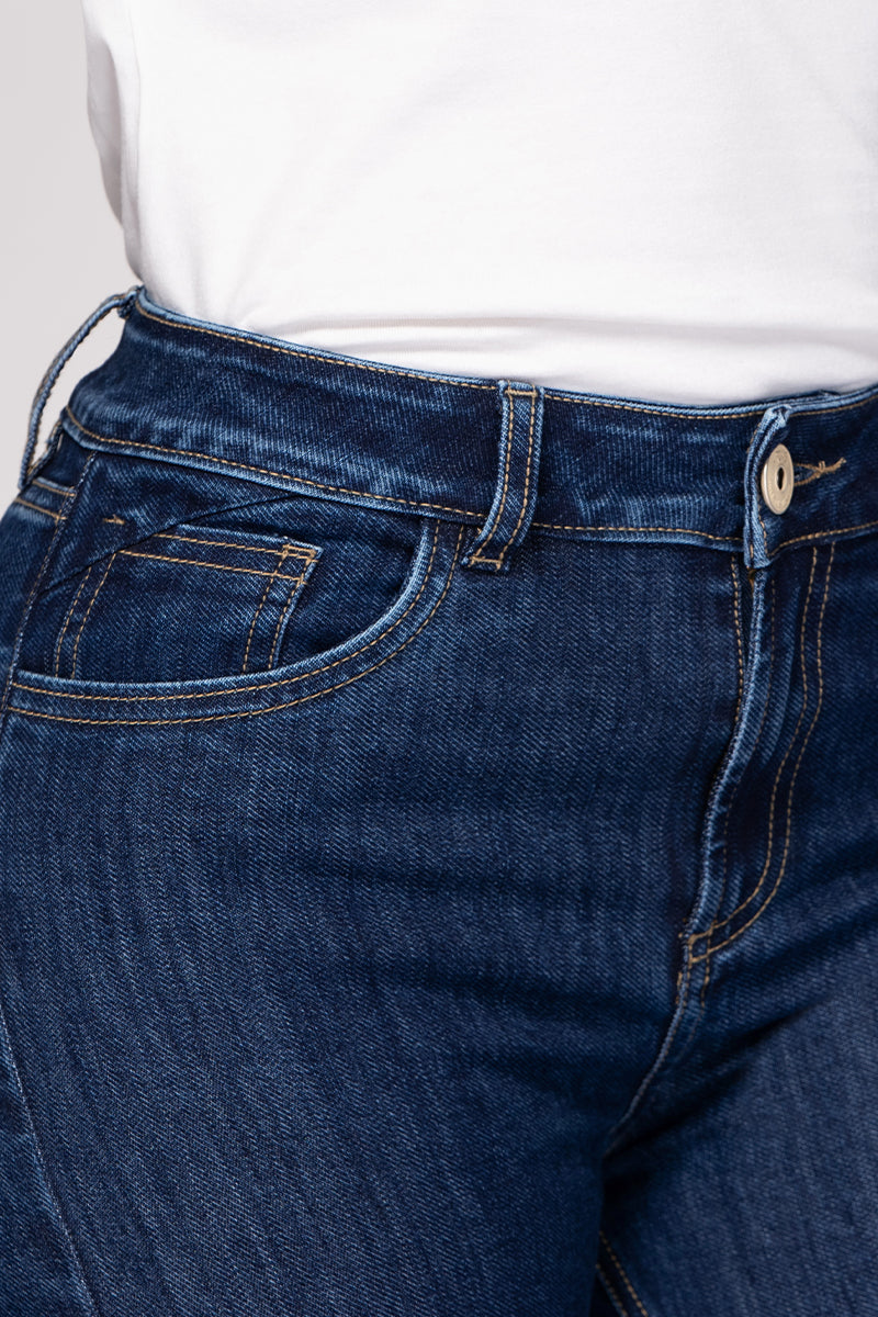 Jean Básico Bota Recta Tiro Alto ECO Marca Trucco´s