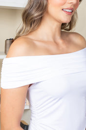 Body Tipo Panty Cuello Asimétrico Hombros Caídos Marca Trucco´s