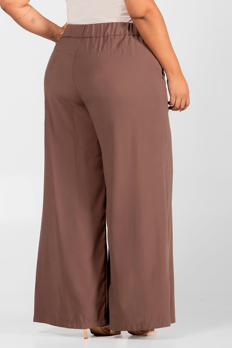 Pantalón Wide Leg Marca Trucco's Plus Size