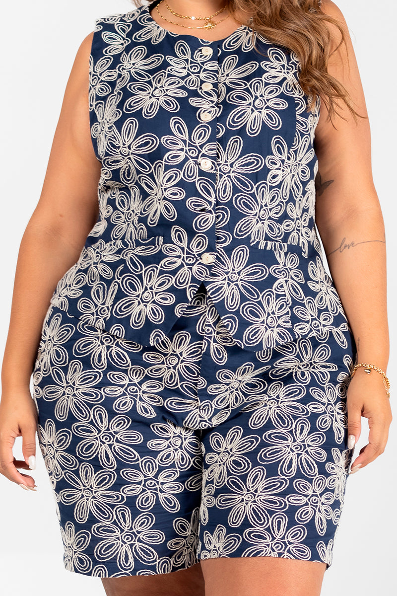Set Short 2 Piezas  Marca Trucco's Plus Size