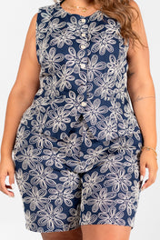 Set Short 2 Piezas  Marca Trucco's Plus Size