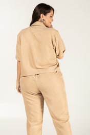 Set Pantalón 2 Piezas Casual Elegante Conjunto Versátil Marca Trucco´s