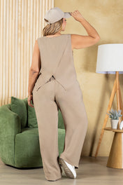 Set Pantalon 2 Piezas Marca Trucco's Plus Size