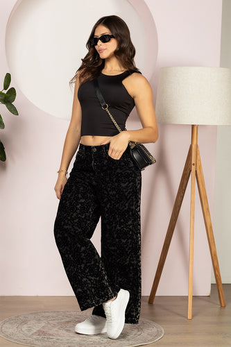 Jean Wide Leg Mujer Cintura Alta Corte Ancho Marca Trucco´s - 3