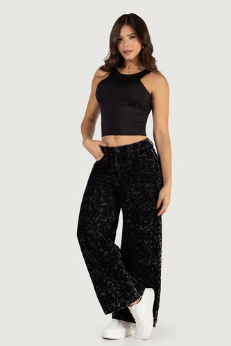 Jean Wide Leg Mujer Cintura Alta Corte Ancho Marca Trucco´s - 1