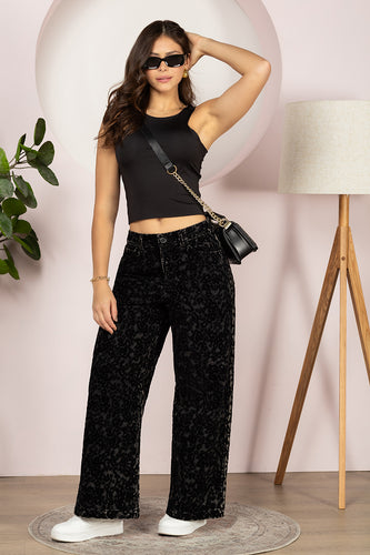 Jean Wide Leg Mujer Cintura Alta Corte Ancho Marca Trucco´s - 2