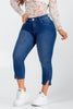 Jean Tipo Capri Azul Oscuro Marca Trucco's