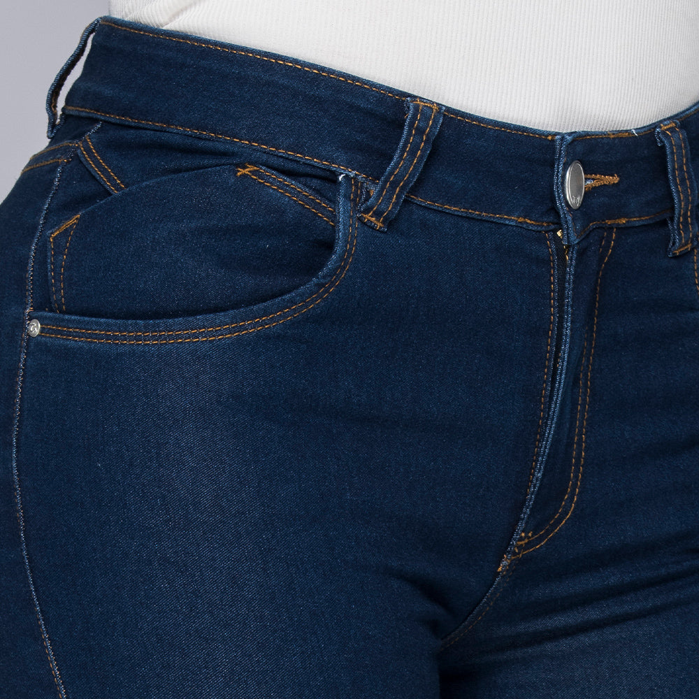 Jean Clásico Bota Recta Tiro Alto Marca Trucco´s
