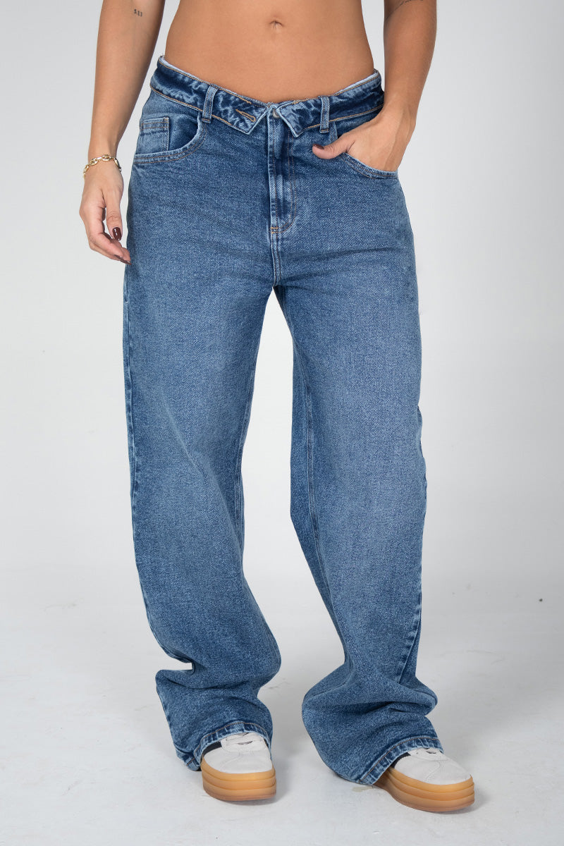 Jean Baggy Doblez En Pretina Marca Trucco´s