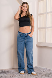 Jean Baggy Doblez En Pretina Marca Trucco´s