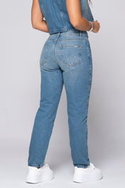 Jean Denim Mom Fit Tiro Alto Marca Trucco´s