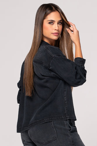 Set 2 Piezas Denim Color Negro Marca Trucco´s - 3