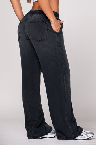 Set 2 Piezas Denim Color Negro Marca Trucco´s - 5